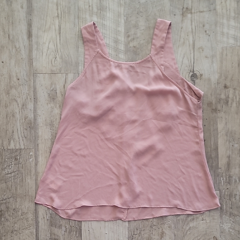 Flowy Pink Ruffle Top - Picture 3 of 3